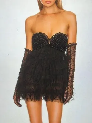 For Love And Lemons Jourdan Mini Dress Small NWT thumbnail 2