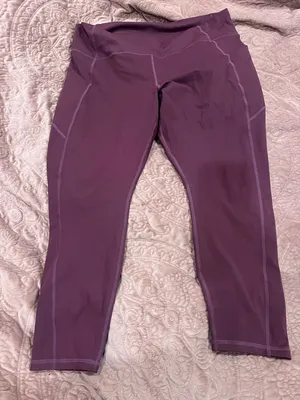 Fabletics Plum Performance Leggings thumbnail 1