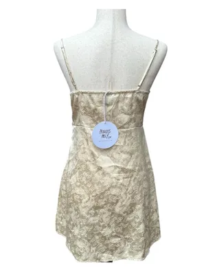 Princess Polly Champagne Pop Mini Dress. thumbnail 4