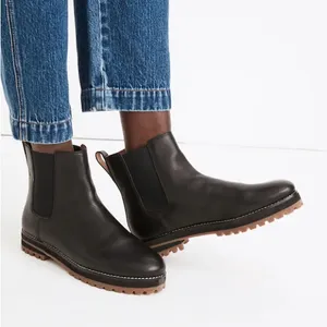 Madewell The Ivy Chelsea Boot in Leather True Black Women’s Size 8.5 Boots thumbnail 2