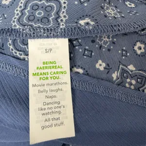 Aerie Navy Paisley Mini Skirt‎ thumbnail 5