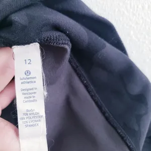Lululemon Align High Rise Cropped Camo Athletic Leggings thumbnail 6