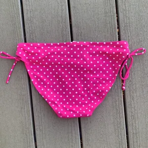 Victoria’s Secret Pink Polka Dot String Bikini Womens M Side Ties thumbnail 8