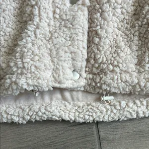 Thread & Supply Cream Sherpa Jacket Size M thumbnail 4