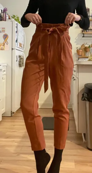 Forever 21 Burnt Orange Work Pant thumbnail 1