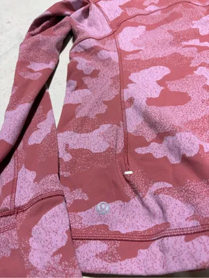 Lululemon it’s rulu run Women's Pink Camo Quarter-Zip top 8 thumbnail 7