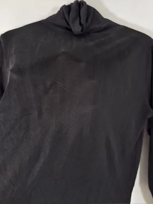 WinterSilks 100% Silk Layering Set Black Turtleneck, Long Sleeve Top Lightweight thumbnail 6