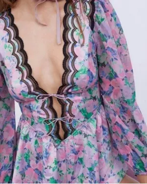 For Love & Lemons Romper thumbnail 1