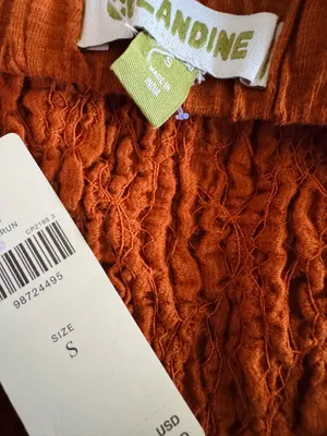 Anthropologie Celandine Strapless Popcorn Midi Dress, Size S/M thumbnail 10