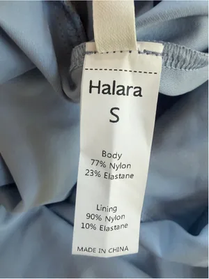 *Halara SoftlyZero Airy Crossover Ruched Lace Up Bodycon InstantCool Dress S thumbnail 7