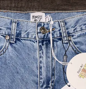 Princess Polly Ripped Denim Jeans High-Waisted thumbnail 3