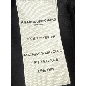 Amanda Uprichard Women's Black Zipper High Waisted A Line Mini Skirt Size XS thumbnail 5
