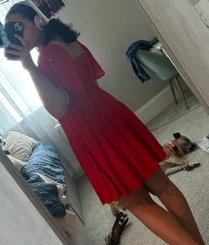 Altar'd State Red dress thumbnail 3