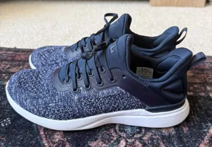 APL ATHLETIC‎ PROPULSION LABS Tracer Navy & White Mélange TechLoom Sneaker thumbnail 1