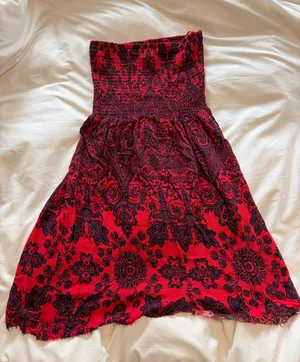 Free People Dress Mini Red thumbnail 1