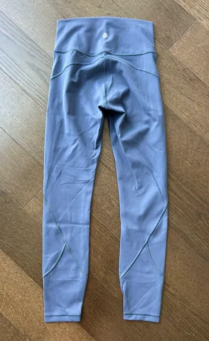 Lululemon blue in movement leggings thumbnail 2
