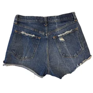 Abercrombie & Fitch The Mom Short‎ High Rise Distressed Button Front Size 27 thumbnail 5