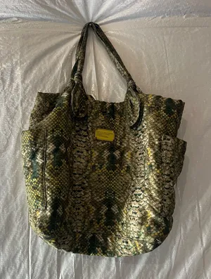 Marc by Marc Jacobs Green Multi Snake Print Pretty Nylon Tate Tote thumbnail 1