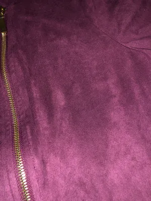 Thalia Sodi Faux Suede Moto-Jacket In Napa Wine Medium thumbnail 4