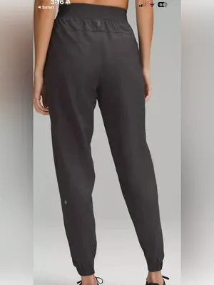 Lululemon Black License To Train High Rise Joggers Pants Size 6 thumbnail 3