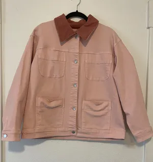 Altar'd State Pink Barn Jacket - New Women | Color: Pink thumbnail 1