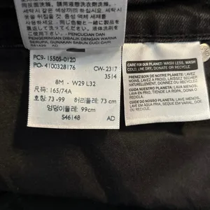 Levis 505 Straight Leg Jeans Mid Rise Black Size 29 8 thumbnail 5