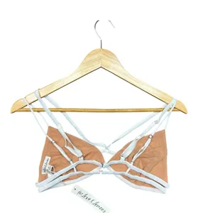 For Love and Lemons Jayne Festival Triangle Bralette Crop Top Size Medium NWT thumbnail 5
