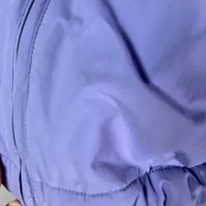 LL Bean Women's Regular Small Lavender Nylon Fleece‎ Lined Vest Zip Pockets thumbnail 6