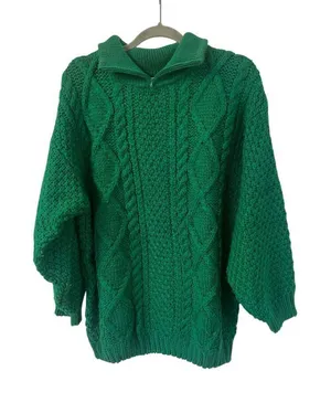 Vintage Sportables hand knit sweater medium thumbnail 1