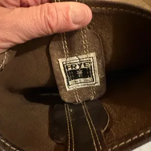 Frye Harness 15R Leather Boots in Chocolate thumbnail 12