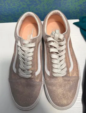 Size 9 Vans Old Skool Shoes UnisexRose Gold/Rose Gold thumbnail 1