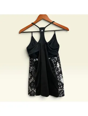 Anthropologie Black Lace Midi Dress with Spaghetti Straps thumbnail 3