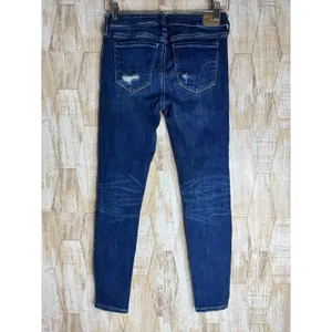 American Eagle Next Level‎ Stretch Next Level Stretch 4 Distressed Skinny Jeans thumbnail 2