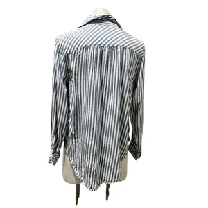 Aerie Women's Striped Long Sleeve Button-Up Shirt Multicolor Size M thumbnail 5