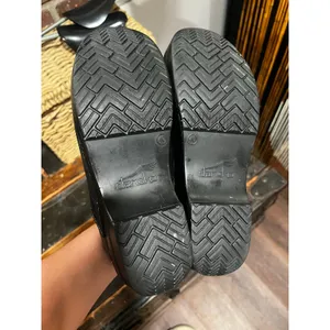 Dansko Professional Black Leather Closed Back Comfort Clogs Slip On Nurse 40 thumbnail 4