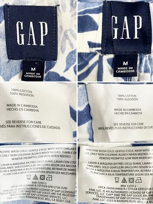 GAP 2 Pc Pajama Set Sz Medium Blue Floral 100% Cotton Ruffle Sleep Shorts Lounge thumbnail 12