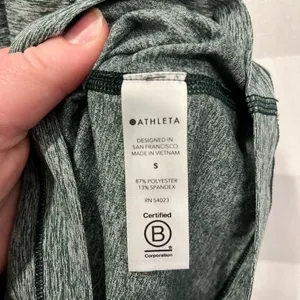 Athleta Heather Green Women's Tank Top thumbnail 2