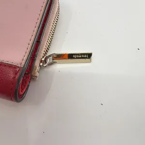 Kate Spade Compact Bifold Pink Saffiano Leather Wallet thumbnail 3