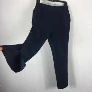 Anthropologie Marin Navy Copley Tapered Pull On Trouser Pants Size Small Preppy thumbnail 14