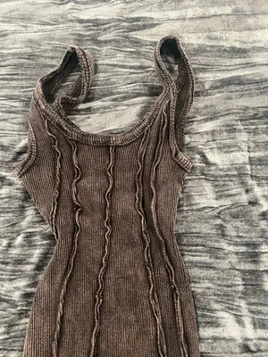 Elegant Black Knit mid Dress size M by J. Our thumbnail 2