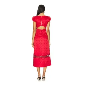 NEW Free People Foolish Heart Midi Dress Size Medium thumbnail 2