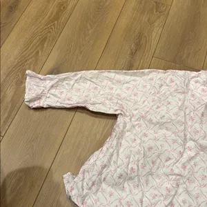 LoveShackFancy X Pottery Barn Floral Trelis Sateen Pajama Top Only thumbnail 6