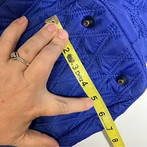 Baggallini quilted tote bag royal blue 20” x‎ 12” x 5.75” thumbnail 15