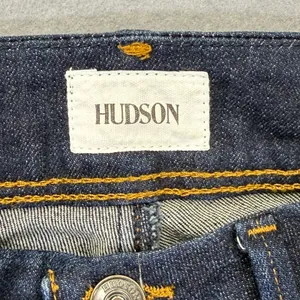 Hudson Collin Skinny Jeans Womens 24 Dark Wash Low Rise Double Button Denim‎ thumbnail 5