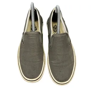VANS Classic Slip-On Charcoal Gray Unisex Canvas Sneakers Men's 6.5/Women's 8.0‎ thumbnail 4