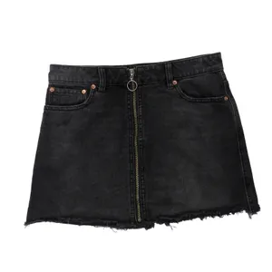 Free People We The Free Zip It Up Mini Skirt Black Denim Mini Jean Mini Skirt 28 thumbnail 6
