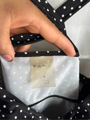 Motherhood Maternity Polka Dot Tankini Swim Top thumbnail 2