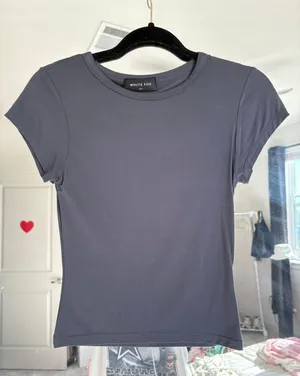 White Fox Grey Butter T Shirt thumbnail 1