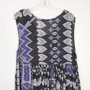 Free People Size Small Dress Take Me To Thailand Dress Purple Mini Boho 514‎ thumbnail 9