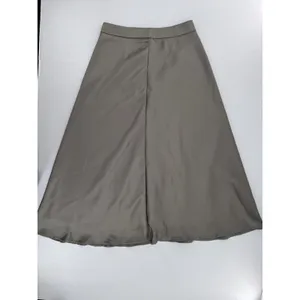 SheIn Dazy Skirt Sz M High Waist Midi Modest Satin Minimalist Capsule Wardrobe thumbnail 2